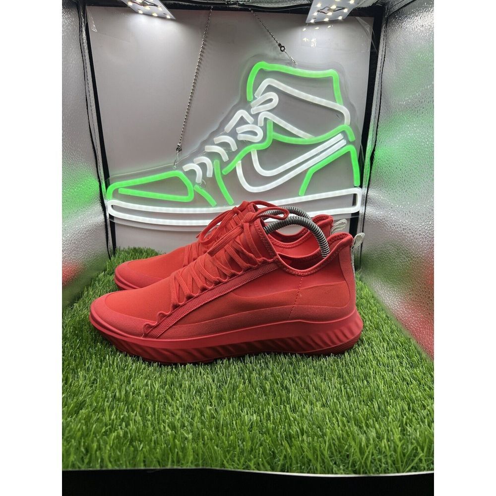 ECCO Sneakers Dynasty St.1 Lite Running Low Top Lace Up Red Men 6/6.5 Wmns 8/8.5